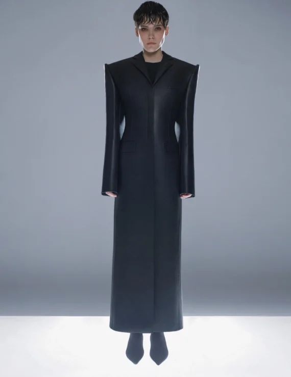 ECO LEATHER COAT