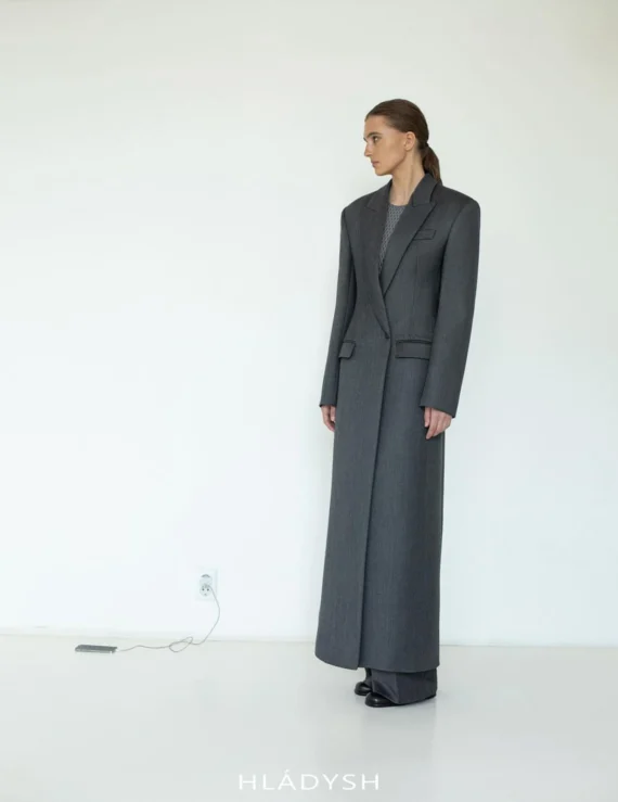 GRAY SILHOUETTE COAT