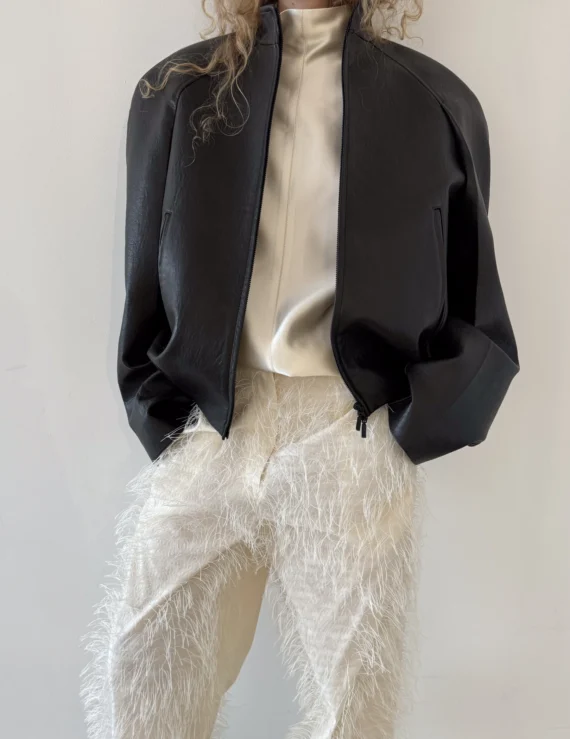 Faux Lether Jacket